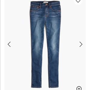 9” high rise skinny jeans Madewell